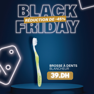 الجيديوم بياض – فرشاة أسنان متوسطة الحجم