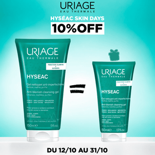Uriage Hyséac Gel Nettoyant 150 ml = Hyséac Gel Nettoyant 50 ml Offert