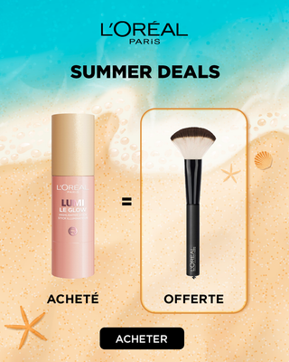 L'oréal paris lumi le glass highlighter stick 635 golden couture =  Brush make up OFFERT