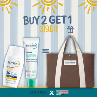Bioderma Photoderm XDefense Invisible SPF50+ + Sébium Mat Control 30ml =  Tote Bag Offert