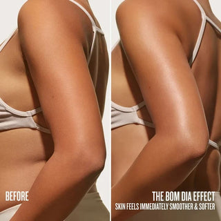 Sol de Janeiro Bom Dia Crème Corps 75 ml, comparaison visuelle avant après