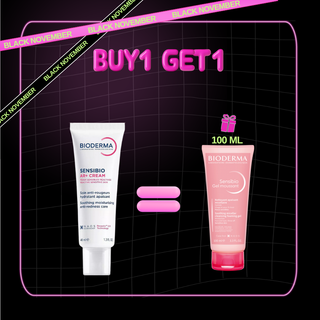 BIODERMA SENSIBIO AR+ CREME ANTI ROUGEURS 40ML= sensibio gel moussant 100ml
