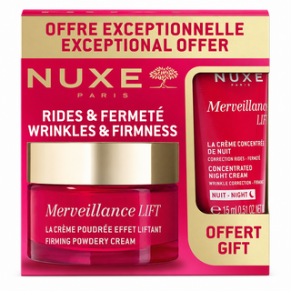 NUXE Merveillance Lift Crème Poudrée Effet Liftant 50ml = Crème Concentrée 15ml Offerte