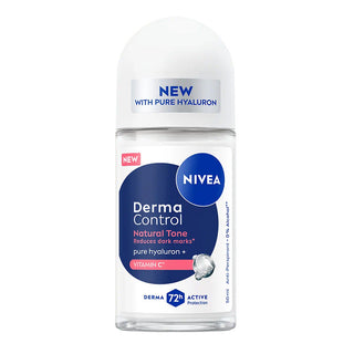 NIVEA DEODORANT ROLL-ON DERMA CONTROL NATURAL TONE 72H 50ML