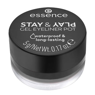 Essence -  STAY & PLAY GEL EYELINER POT 01