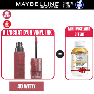 Maybelline New York - Brillant à lèvres Superstay Vinyl Ink