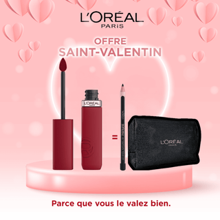 L'Oréal Paris-INFAILLIBLE MATTE RESISTANCE 420 TRUE ROMANCE = Mini khol +Trousse