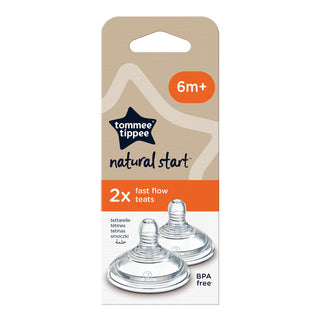 Tommee Tippee - Pack 2 tétines débit rapide