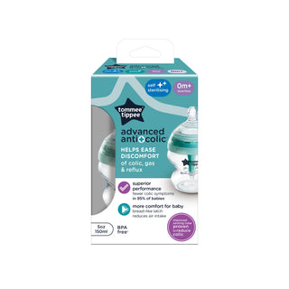 Tommee Tippee - Biberon anti-colique 150 ml débit lent