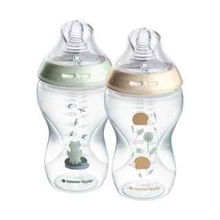 Tommee Tippee - Pack 2 biberons Natural Start 340 ml – décor