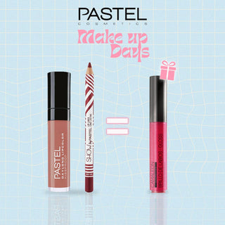 Pastel Pack Daylong Lipcolor Kissproof + Show By Pastel Lip liner = Gloss Cherry