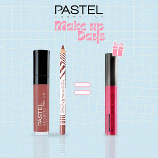 Pastel Pack Daylong Lipcolor Kissproof + Show By Pastel Lip liner = Gloss Cherry