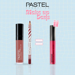 Pastel Pack Daylong Lipcolor Kissproof + Show By Pastel Lip liner = Gloss Cherry