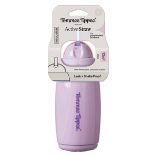 Tommee Tippee - Gobelet paille actif 12 mois 266 ml