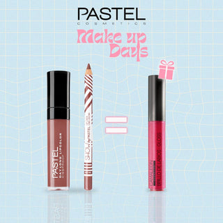 Pastel Pack Daylong Lipcolor Kissproof + Show By Pastel Lip liner = Gloss Cherry