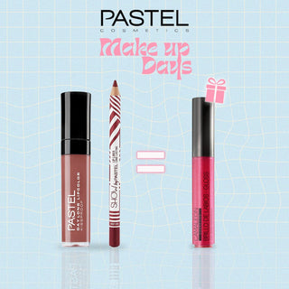 Pastel Pack Daylong Lipcolor Kissproof + Show By Pastel Lip liner = Gloss Cherry