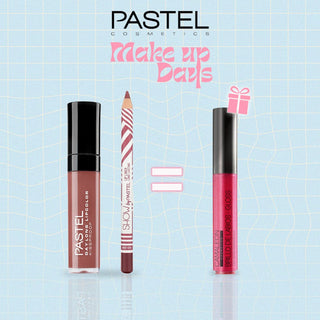 Pastel Pack Daylong Lipcolor Kissproof + Show By Pastel Lip liner = Gloss Cherry