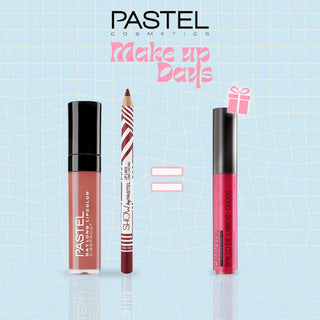 Pastel Pack Daylong Lipcolor Kissproof + Show By Pastel Lip liner = Gloss Cherry