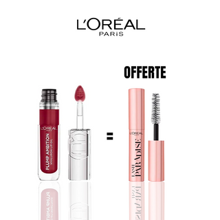 L'Oréal Paris LIP OIL PLUMP AMBITION 490 Berry Jolie = Mini mascara paradise offerte
