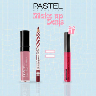 Pastel Pack Daylong Lipcolor Kissproof + Show By Pastel Lip liner = Gloss Cherry