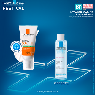 La Roche-Posay Anthelios Oil Control Invisible SPF50+ Peau M à G 50ml = Eau micellaire 50 ML Offert