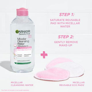 GARNIER Solution Micellaire Tout en 1 Peaux Sensibles 400ML = 100ml  Solution Micellaire OFFERTE