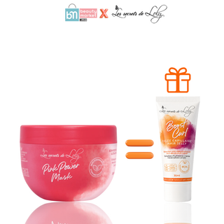Les Secrets de Loly Pink Power Mask 300ml = Boost Curl 30ml Offerte