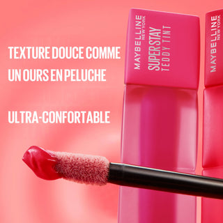 MAYBELLINE NEW YORK SUPERSTAY TEDDY TINT BLUSH À LÈVRES LIQUIDE FINI MAT FONDU COQUETTISH 30