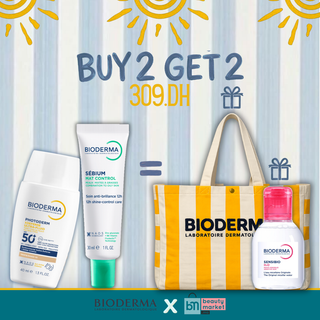 Bioderma Photoderm XDefense Teinte 02 SPF50+ + Sébium Mat Control 30ml = Sensibio H2O 100ml Offerte + Tote Bag Offert