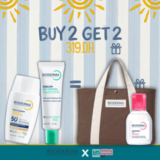 Bioderma Photoderm XDefense Teinte 02 SPF50+ + Sébium Mat Control 30ml = Sensibio H2O 100ml Offerte + Tote Bag Offert