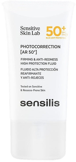 Sensilis Photocorrection AR SPF 50+ 40ml – crème solaire anti-rougeurs pour peaux sensibles disponible en parapharmacie au Maroc