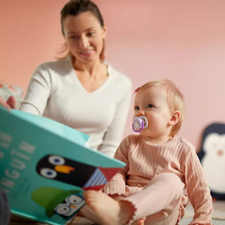 AVENT SUCETTE ORTHO 0-6M GRL PENG/BIRD - SCF080/06