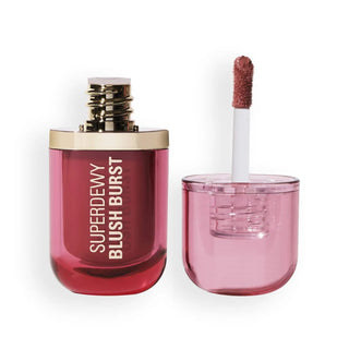 Revolution Superdewy Blush Plump Serum Liquid Blush Rose all day dusty pink
