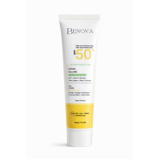 Benova Écran Solaire SPF 50+ Hydra Sun Fluid 50g