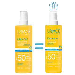 Uriage Bariésun Spray Solaire Sans Parfum SPF50+ 200ml = Uriage Bariésun Spray Solaire SPF50+ 200ml Offert
