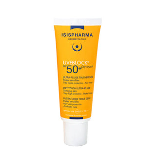 ISISPHARMA UVEBLOCK DRYTOUCH invisible SEC SPF50 40ML  (Produit sans emballage Sleeve inclus dans le pack)