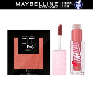 Maybelline LIFTER PLUMP + Fit Me Blush = Eyelash curler OFFERT