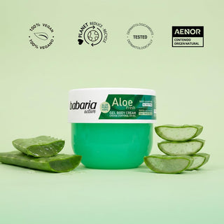 BABARIA CREME CORPORELLE APRES SOLEIL FRAICHE A L'ALOE VERA 400ml