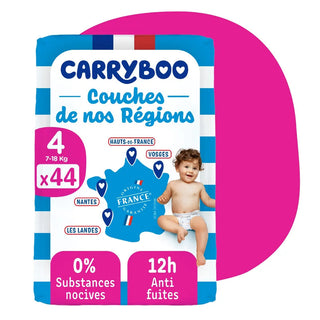 Carryboo Couches Écologiques Taille 4 (7-18kg) x44