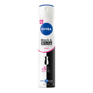 Nivea Deodorant Spray Black & White Clear 72H 200 ml