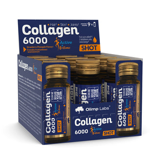 OLIMP LABS COLLAGEN 6000 HAIR SKIN JOINTS 9 X 25ML SHOT