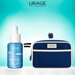 Uriage Eau Thermale Sérum Booster H.A. 30 ml à l'acide hyaluronique avec trousse offerte, soin hydratant visage BeautyMarket parapharmacie Maroc