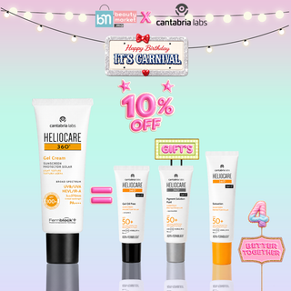 Cantabria Heliocare 360º Gel Cream SPF100+ 50ml = 3 Minis Offerts