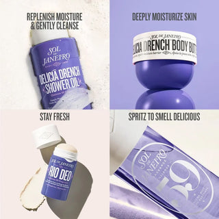 Sol de Janeiro Cheirosa 59 Brume Parfumée Corps et Cheveux 90 ml, présentation de la routine de soins
