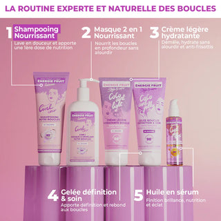 ENERGIEFRUIT SHAMPOING COCO CURL NOURRISSANT BOUCLES - HUILE DE COCO ET BEURRE DE KARITE - SANS SULFATE  250ML