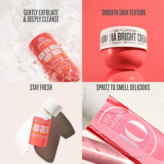 Sol de Janeiro Cheirosa 40 Brume Parfumée Corps et Cheveux 240 ml, présentation de la routine de soins