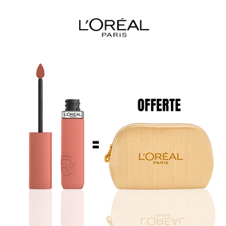 L'ORÉAL PARIS INFAILLIBLE MATTE RESISTANCE ROUGE À LÈVRES 601 WORTH IT = POUCH OFFERT