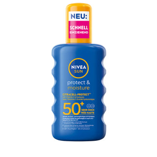 NIVEA SUN Protect & Moisture Spray Solaire SPF50+ 200 ml