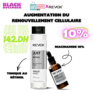 Revox Tonique Rétinol Niacinamide 10% – Soin rénovateur et unificateur du teint