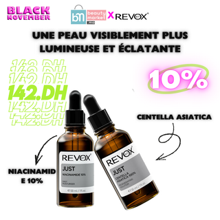Revox Centella Asiatica Niacinamide 10% – Sérum apaisant éclat et unification du teint
